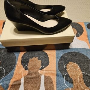 Franco Sarto Black wedge shoes